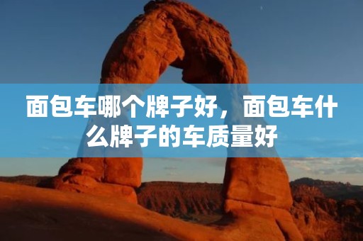 面包车哪个牌子好，面包车什么牌子的车质量好