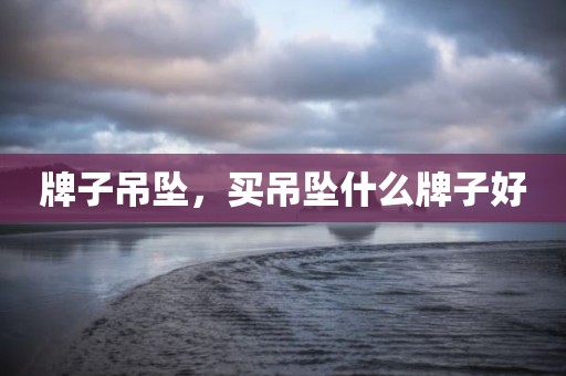 牌子吊坠，买吊坠什么牌子好