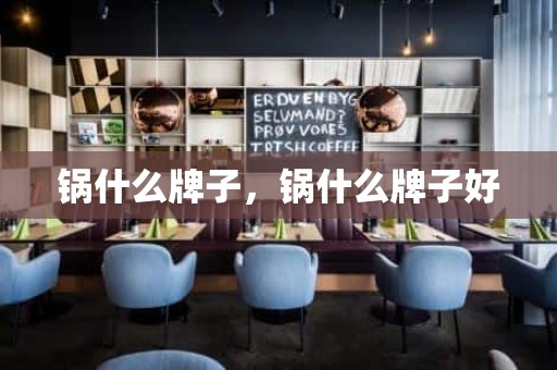 锅什么牌子，锅什么牌子好