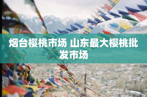 烟台樱桃市场 山东最大樱桃批发市场