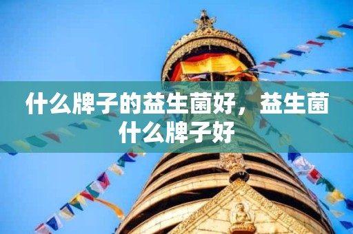 什么牌子的益生菌好，益生菌什么牌子好