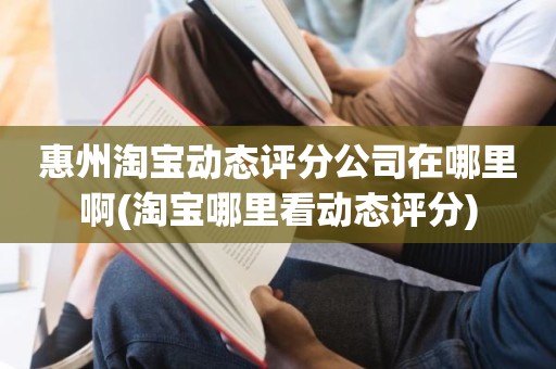 惠州淘宝动态评分公司在哪里啊(淘宝哪里看动态评分)